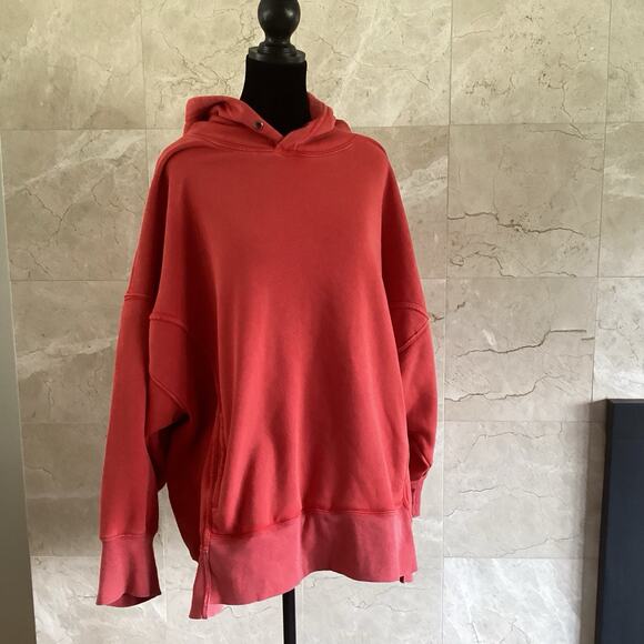 FP Movement Sprint to the Finish Hoodie Large Winterberry | Cozy Boho Oversized - Picture 4 of 13